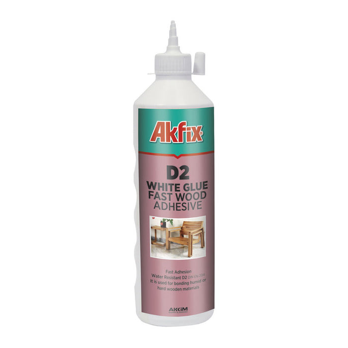 WOOD GLUE WHITE PVA D2 WHITE 500 G AKFIX