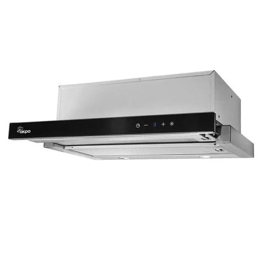 Akpo WK-7 Light Glass Touch 60 Under-cabinet cooker hood Black Inox - Cooker hoodsAGD-OKA<<<Home Appliance