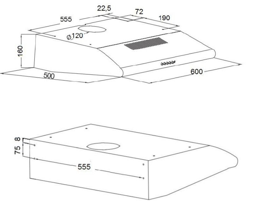 Akpo WK-7 P-3060 cooker hood