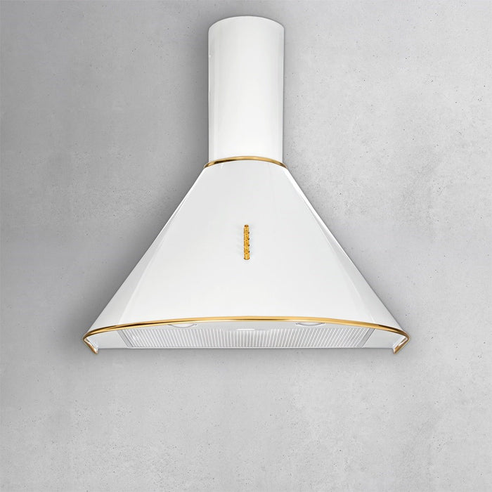 Chimney Hood Akpo WK-4 Dandys GOLD 50 cm 450 m3/h, White