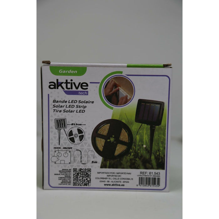 Strip of lights Aktive LED White Garden 3 m (6 Units)