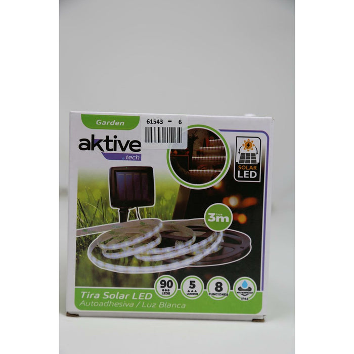 Strip of lights Aktive LED White Garden 3 m (6 Units)