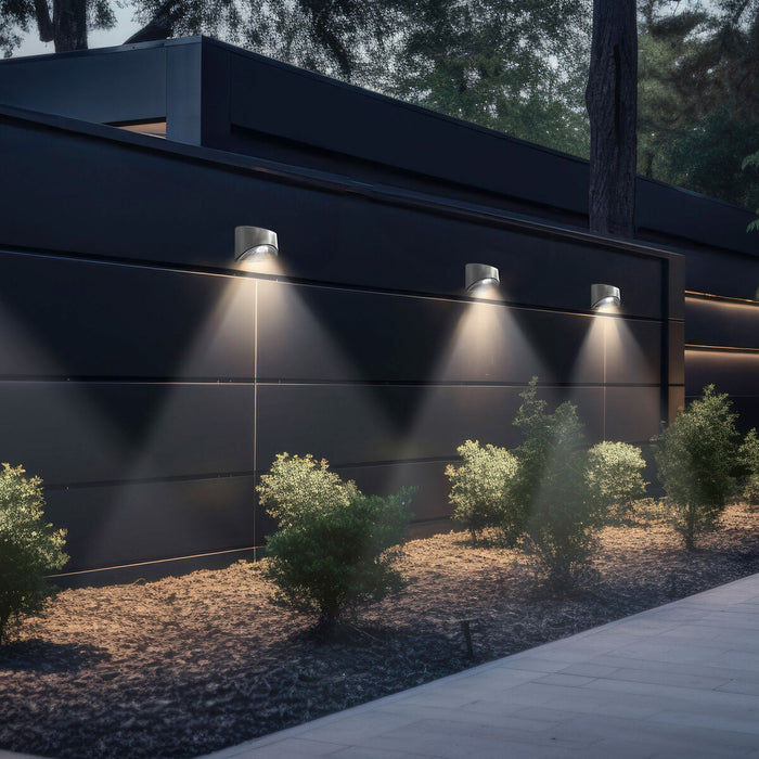 Solar-powered spotlight Aktive 10 x 8 x 5 cm (6 Units)