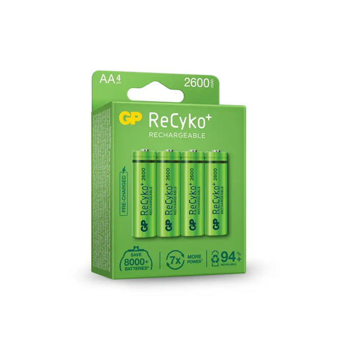 Акумулаторна Батерия GP R6 AA 2600mAh NiMH 4 бр. 270AAHCE-EB4 GP - Батерии<<<Батерии и зарядни у-ва<<<ValiAPI