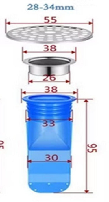 VALVE/DRY CLUTCH SYPHON SMALL F28 34MM