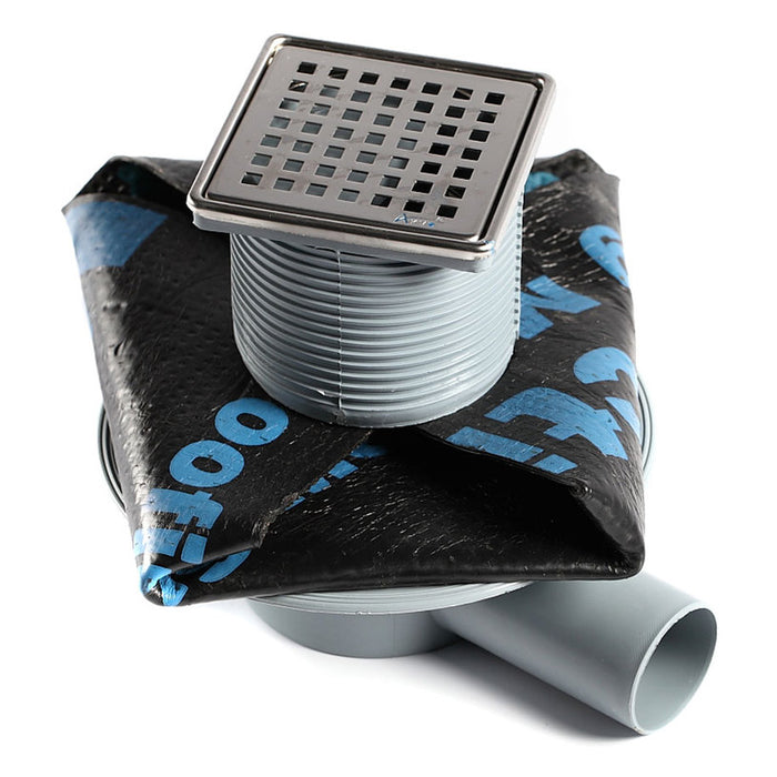 FLOOR SIPHON WITH BITUMEN INSULATION AKVO ADJUSTABLE