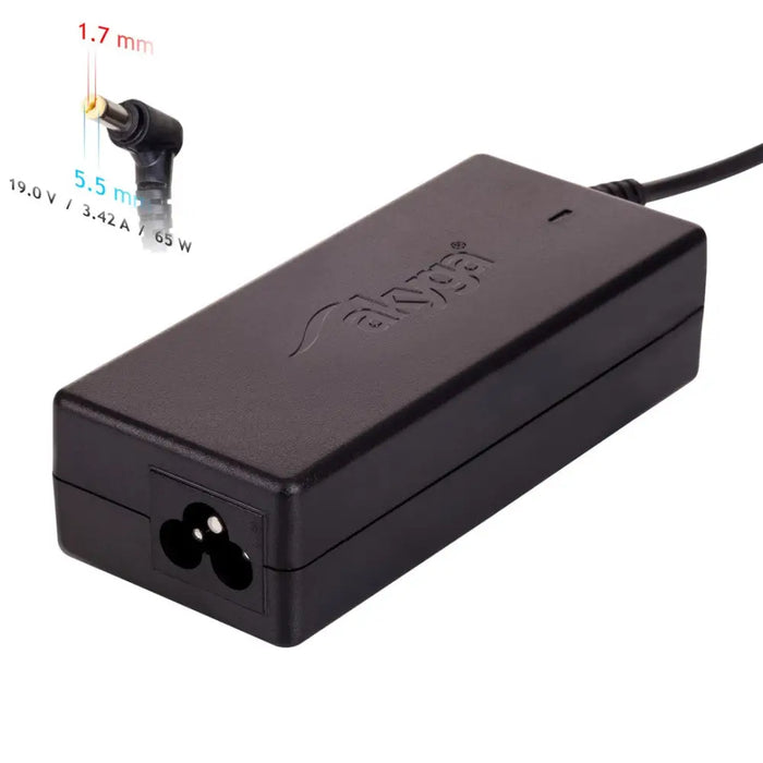 Akyga AK-ND-06 power adapter/inverter Indoor 65 W Black - Power supplies for laptopsZDL-NOT<<<Power supplies