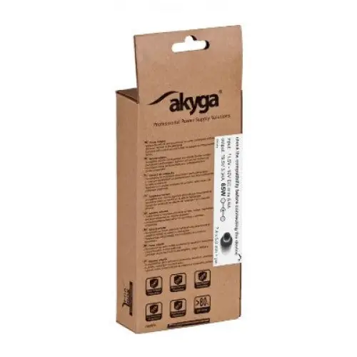 Akyga AK-ND-33 power adapter/inverter Auto 65 W Black - Power supplies for laptopsZDL-NOT<<<Power supplies