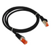 Alantec KKS6CZA0.5 Patch-cord F/UTP cat.6 PVC 0.5m black - PatchcableKGW-PAT<<<Cables jacks and plugsKGW<<<ActionPL