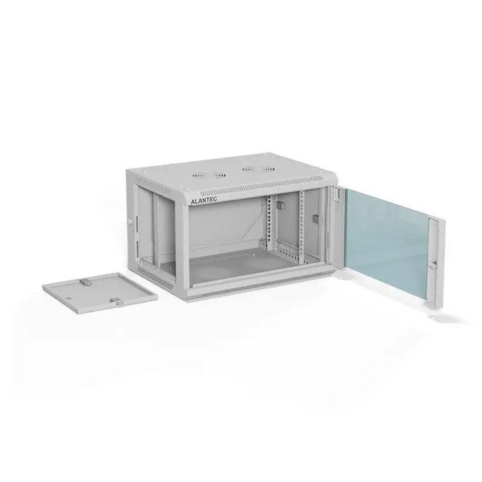 ALANTEC Racking cabinet 19’’ 6U 600x450 Grey FLAT PACK - Hanging cabinets 10’’/ 19’’SZA-WIS<<<RacksSZA<<<ActionPL