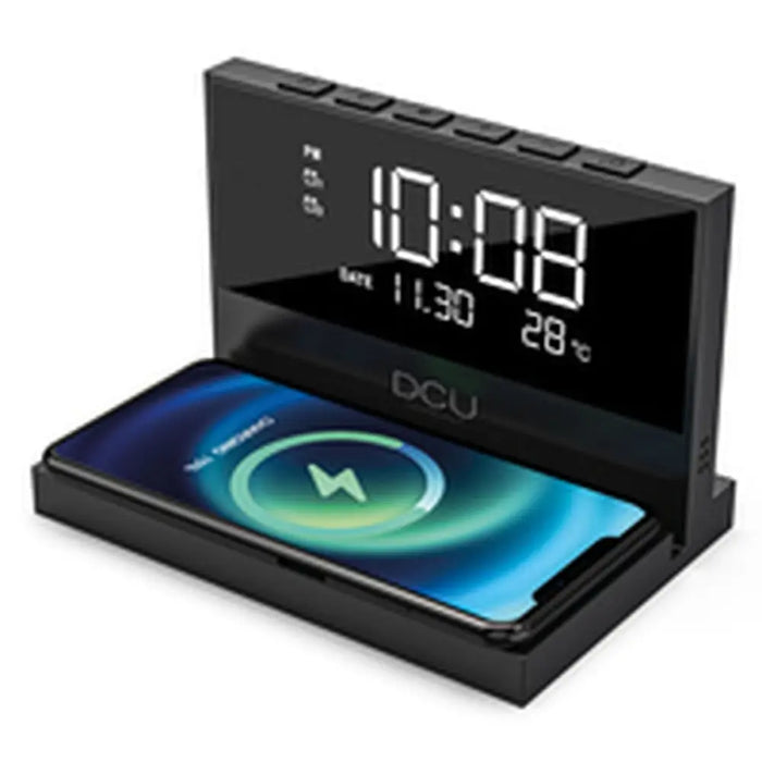 Alarm Clock DCU 37300830 Black - Декорация и Осветление<<<Дом Градина<<<BigBuy&&&Ръчни Часовници<<<Декорация и