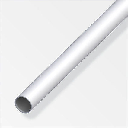 TUBE PROFILE ROUND ALUMINUM ANODISED 12 MM 1 M ALFER ALUMINUM