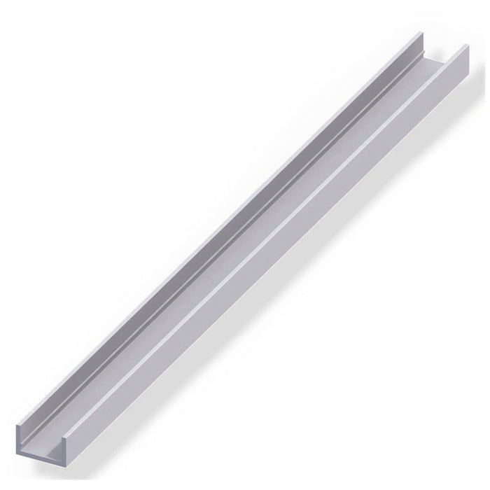 U-SHAPED ALUMINUM PROFILE ANODISED 13.5X10 MM 1 M ALFER ALUMINUM