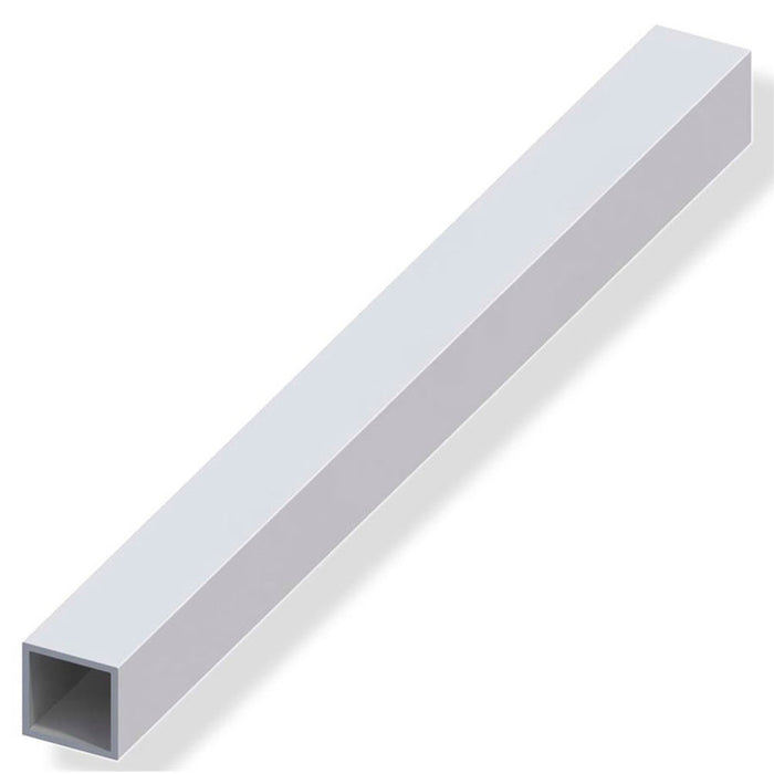 TUBULAR PROFILE SQUARE ALUMINUM ANODIZED 25X25 MM 1 M ALFER ALUMINUM