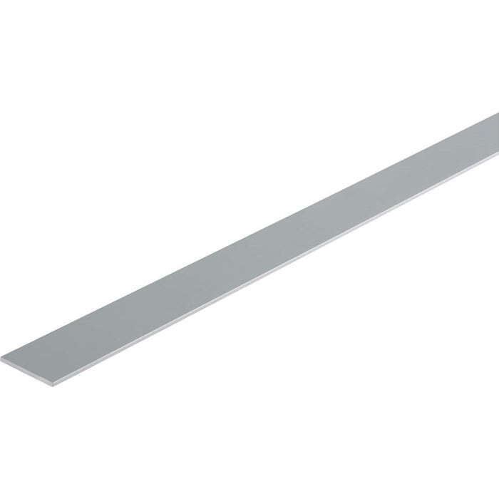 FLAT ALUMINUM PROFILE ANODISED 30 MM 2 M ALFER ALUMINUM