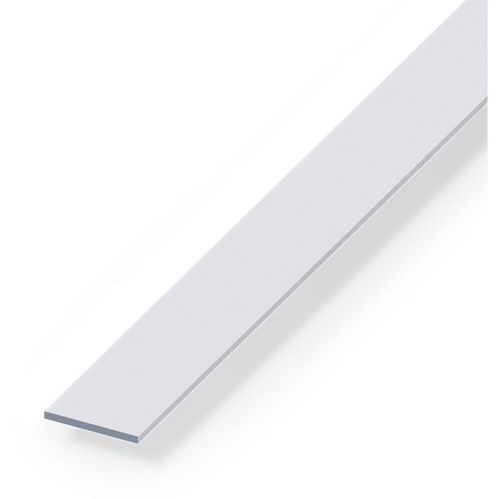 FLAT ALUMINUM PROFILE ANODISED 15 MM 2 M ALFER ALUMINUM