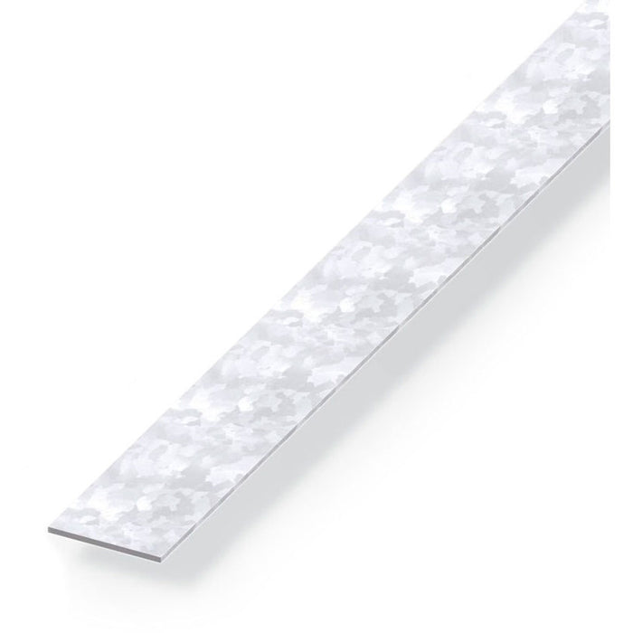 FLAT PROFILE STEEL GALVANIZED 23.5 MM 1 M ALFER ALUMINUM
