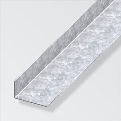 CORNER PROFILE GALVANIZED STEEL 43.5X23.5 MM 1 M ALFER ALUMINUM
