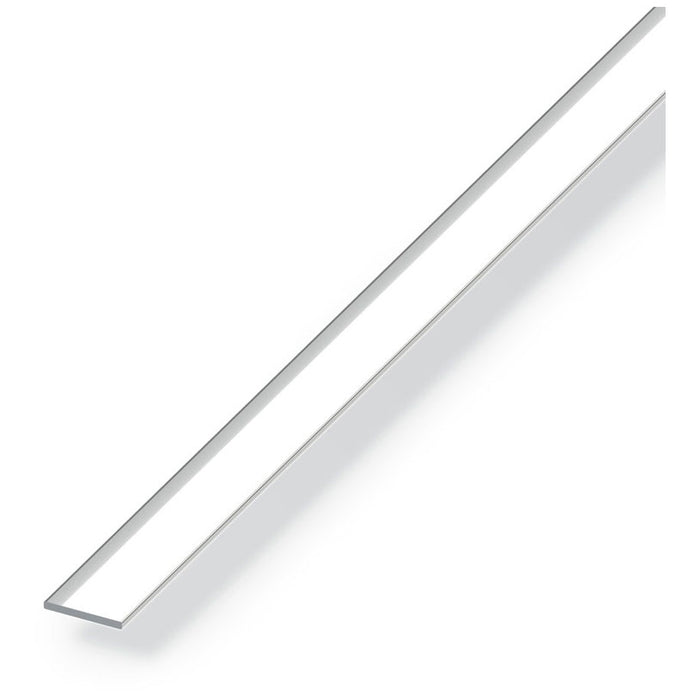 FLAT ALUMINUM PROFILE ANODISED 20 MM 1 M ALFER ALUMINUM