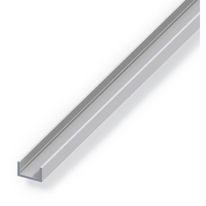 U-SHAPED ALUMINUM PROFILE ANODISED 11.5X10 MM 1 M ALFER ALUMINUM