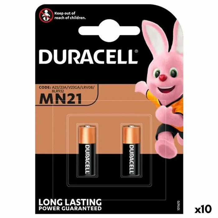 Alkaline Batteries DURACELL 12 V MN21 (10 Units) - Електроника Батерии<<<Компютри| Електроника<<<BigBuy&&&Алкални