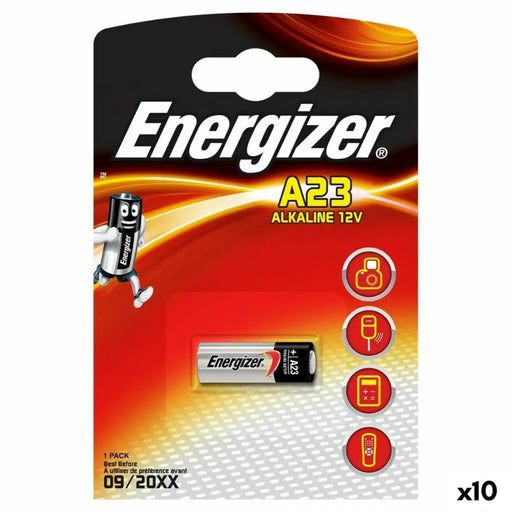 Alkaline Batteries Energizer 12 V LR23A (10 Units) - Електроника Батерии<<<Компютри| Електроника<<<BigBuy&&&Алкални