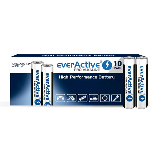 Alkaline batteries everActive Pro Alkaline LR03 AAA - shrink pack - 10 pieces - BatteriesBAL-BAT<<<batteries