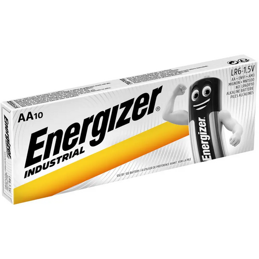 Alkaline batteries industrial LR6 AA 1.5V 10PK INDUSTRIAL ENERGIZER - Батерии<<<Батерии и зарядни