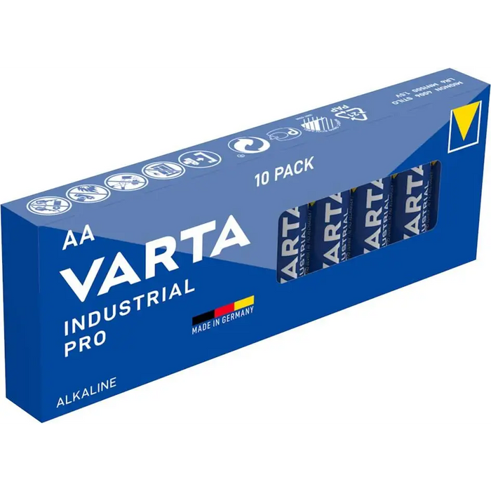 Alkaline batteries industrial LR6 AA 1.5V 10PK INDUSTRIAL PRO4006 VARTA - Батерии<<<Батерии и зарядни