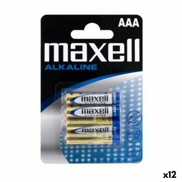 Alkaline Batteries Maxell 723671 AAA LR03 1,5 V (12 Units) - Електроника Батерии<<<Компютри|