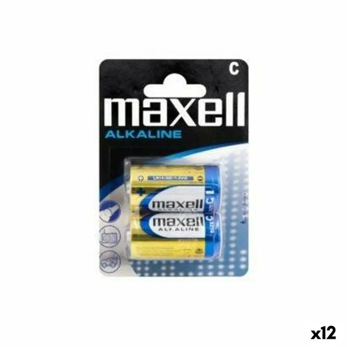Alkaline Batteries Maxell LR14 (12 Units) - Електроника Батерии<<<Компютри| Електроника<<<BigBuy&&&Алкални