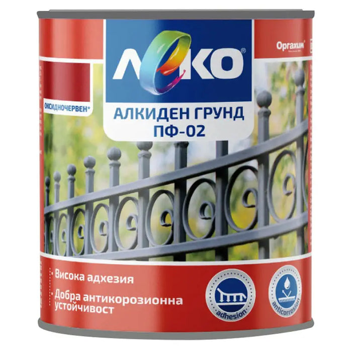 ALKYD PRIMER PF-02 LEKO - Грундове<<<Грундове и разредители<<<Бои и лакове<<<Praktiker&&&Специални грундове<<<Грундове