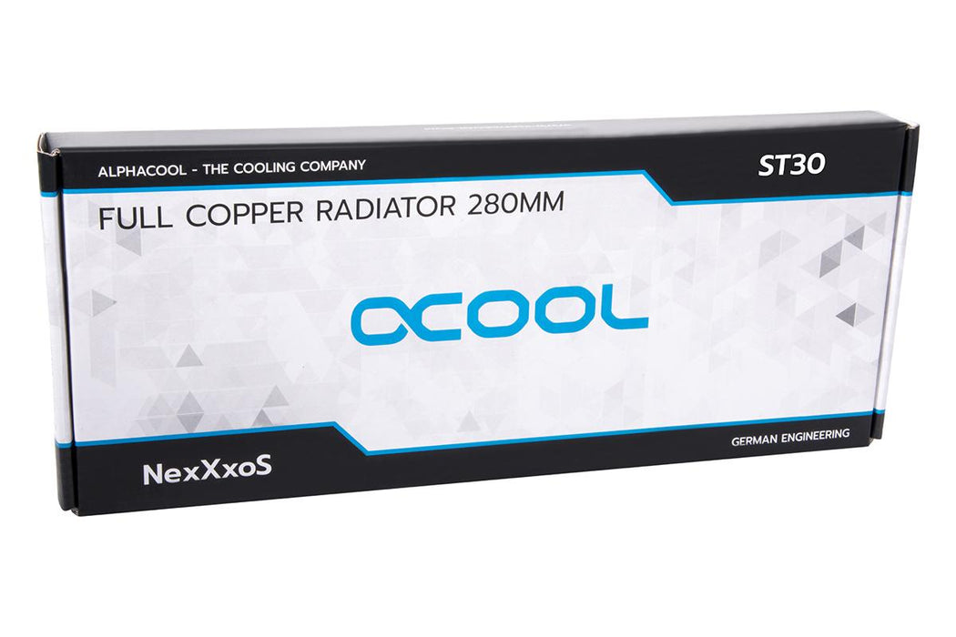 Radiator Alphacool NexXxoS ST30 Full Copper 280mm Radiator V.2, White Special Edition