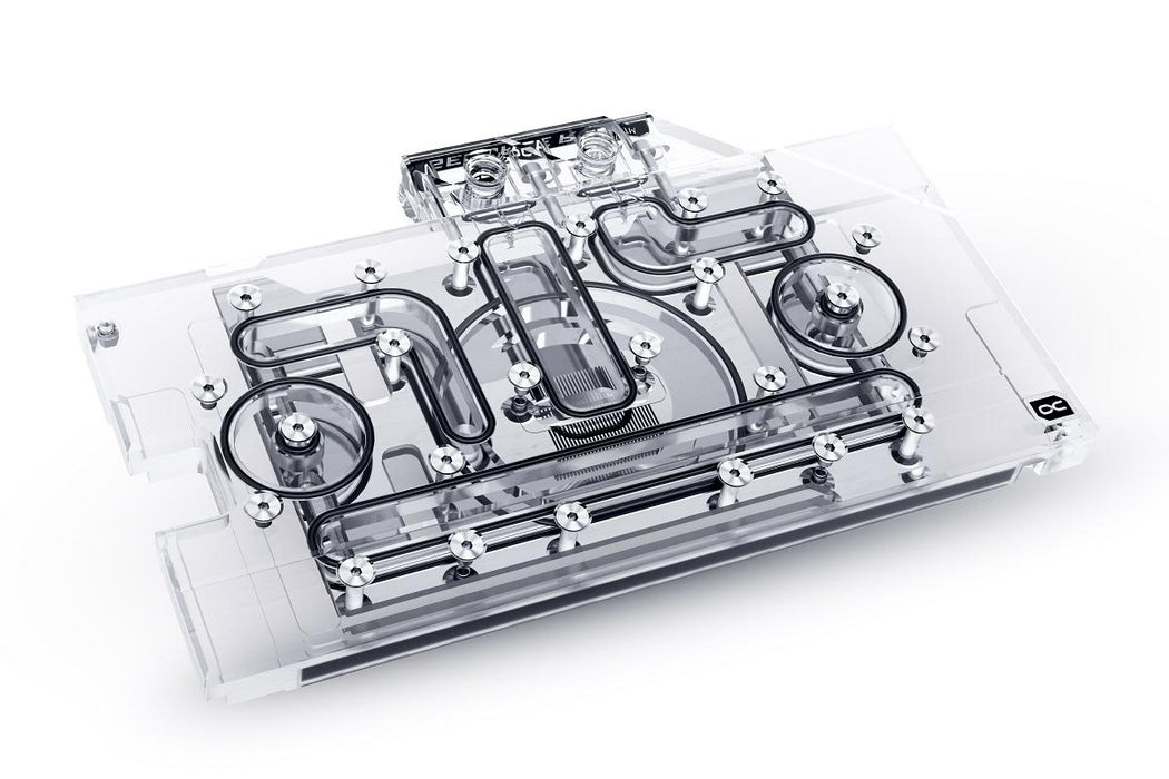 Water block for video card Alphacool Eisblock Aurora Acryl GPX-N RTX 3070 TUF/DUAL with Backplate