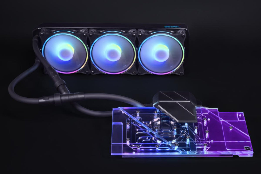 Water Cooling System Alphacool Eiswolf 2 AIO - 360mm Radeon RX 6800/6800XT Strix/TUF with Backplate