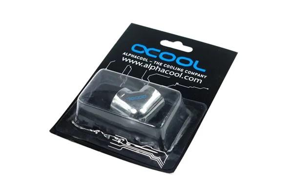L-connector Alphacool HF, Internal thread G1/4 - G1/4, 90°, Chrome