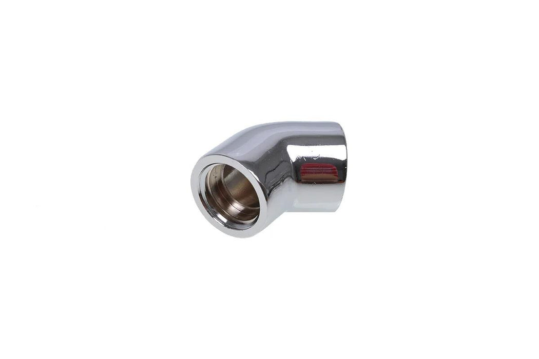 L-connector Alphacool HF, Internal thread G1/4 - G1/4, 45°, Chrome