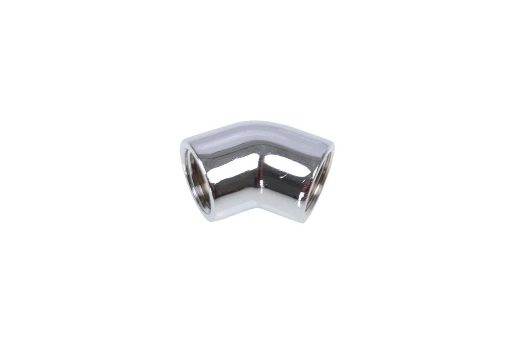 L-connector Alphacool HF, Internal thread G1/4 - G1/4, 45°, Chrome