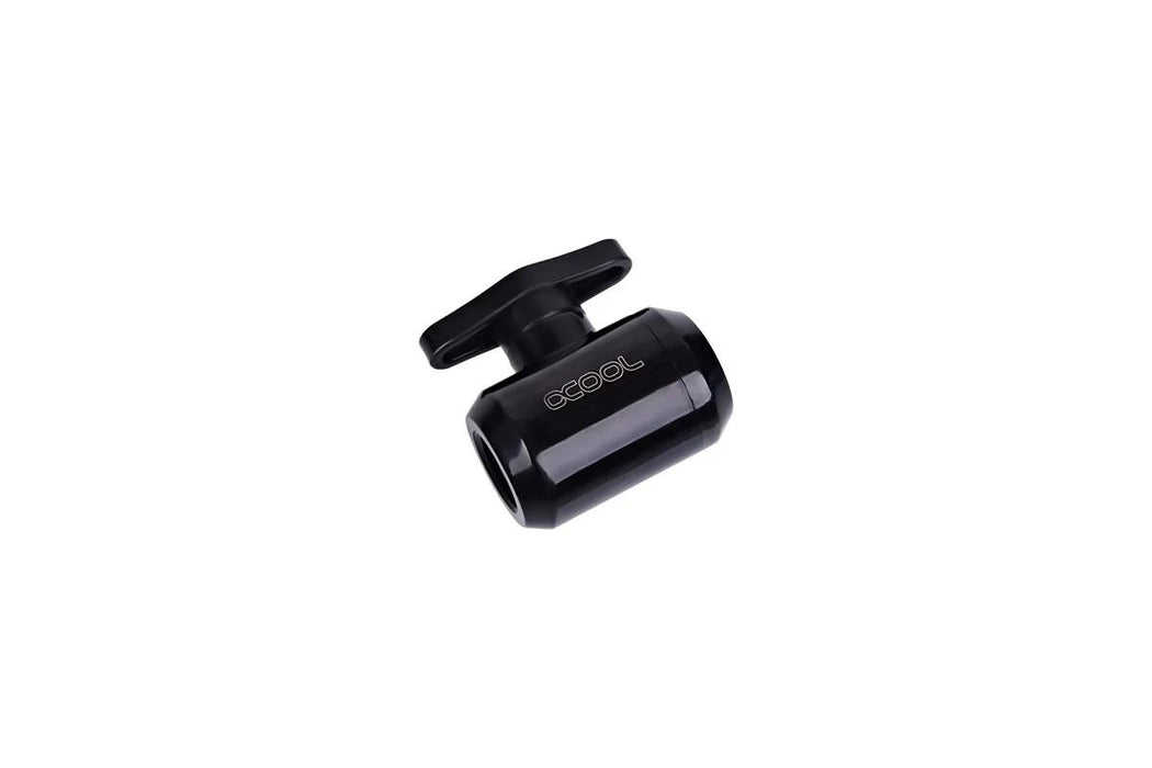 Alphacool ball valve, Internal thread G1/4, Matt black