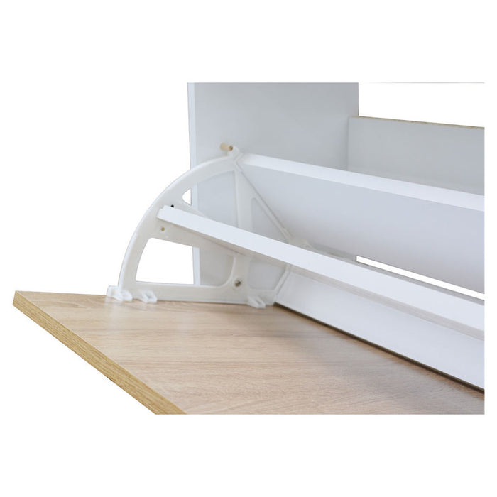 SHOE CABINET WITH 2 DOORS WHITE GLOSS+SONOMA 64X26X83 CM. ALPI