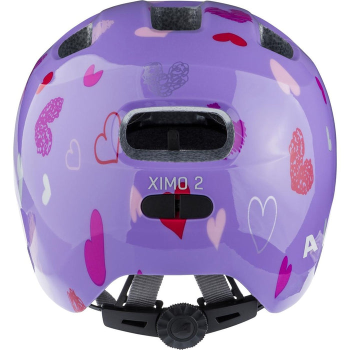 ALPINA XIMO 2 PURPLE HEARTS GLOSS Bike Helmet, Size 49-54