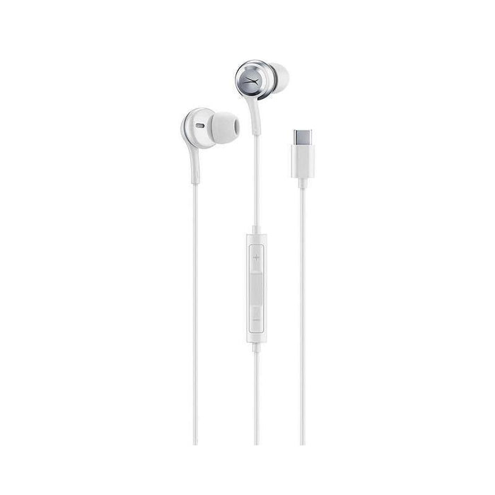 Headphones with microphone Altec Lansing USB-C white, IN-EAR (PLUGS)