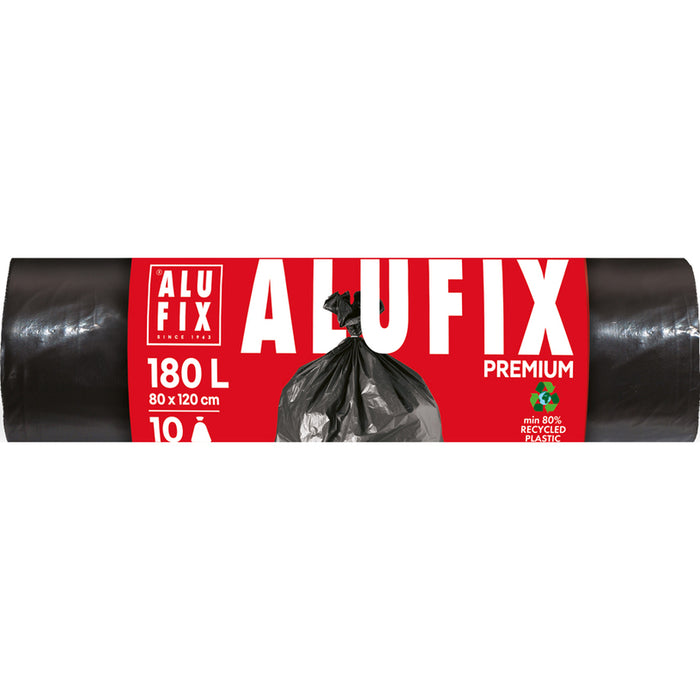 WASTE BAGS 180L 10 PCS LDPE ALUFIX PREMIUM