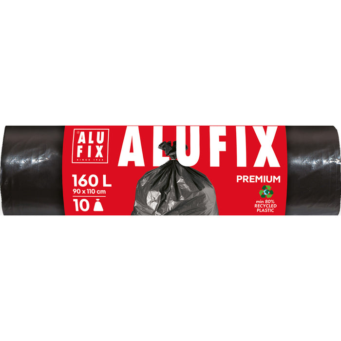 GARBAGE BAGS 160L 10PCS LDPE ALUFIX PREMIUM