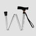 Aluminium folding silver cane - RF-520 - Orthopedic walking sticksPOR-LOR<<<MovingPOR<<<ActionPL