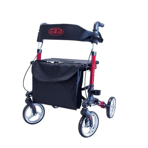 Aluminium four-wheel walker AT51006 - Rehabilitation walkersWIB-CRE<<<Strollers and walkersWIB<<<ActionPL