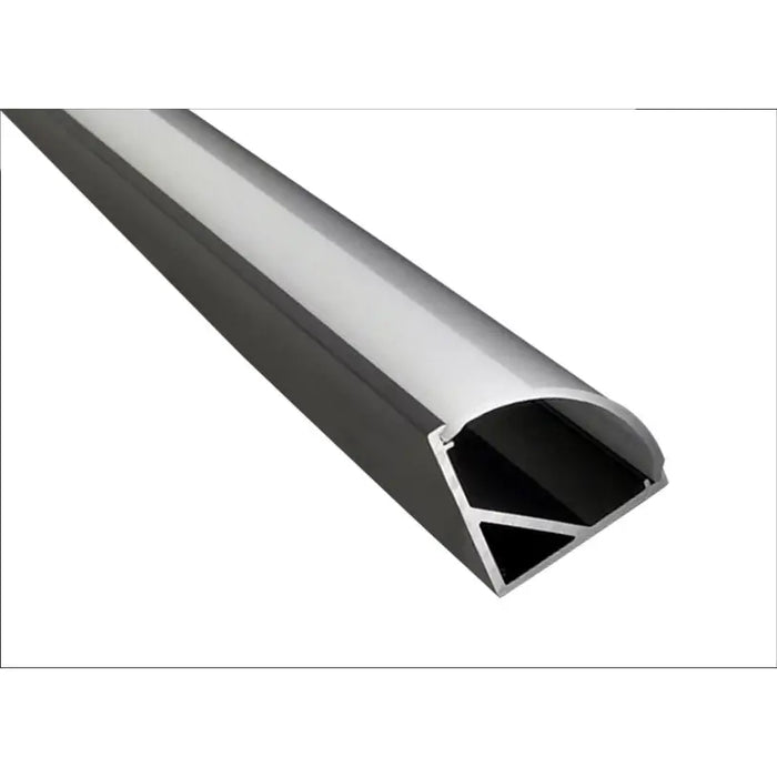 ALUMINUM PROFILE FOR LED STRIP CORNER BLACK MAT 2M D-IL - LED ленти и аксесоари<<<Вътрешно осветление<<<Мебели и