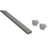 ALUMINUM PROFILE FOR LED STRIP P-SHAPED MAT 1M D-IL - LED ленти и аксесоари<<<Вътрешно осветление<<<Мебели и