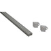ALUMINUM PROFILE FOR LED STRIP P-SHAPED MAT 2M D-IL - LED ленти и аксесоари<<<Вътрешно осветление<<<Мебели и