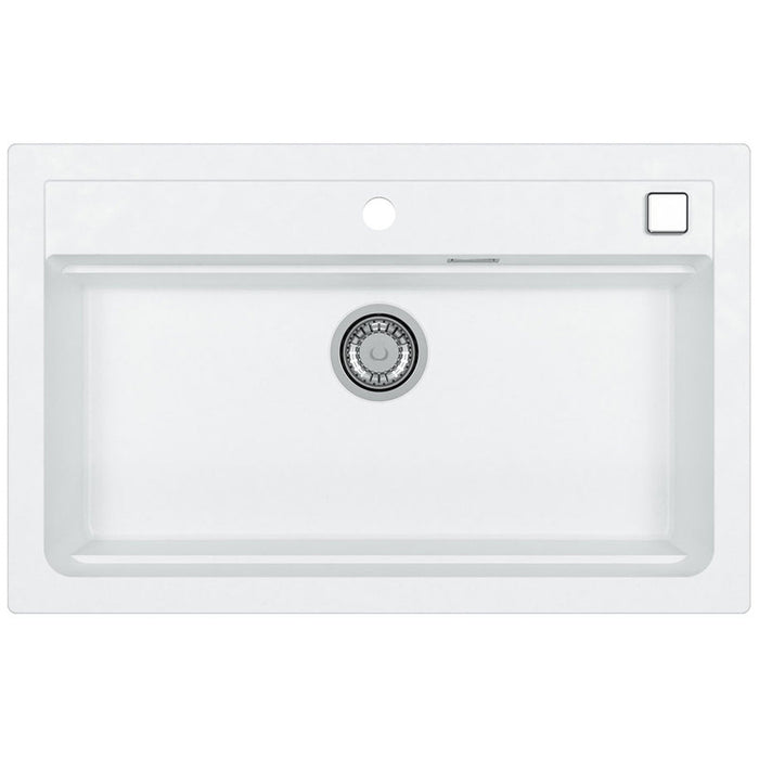 GRANITE KITCHEN SINK ALVEUS ATROX 40 79X50X19.5 CM. WHITE